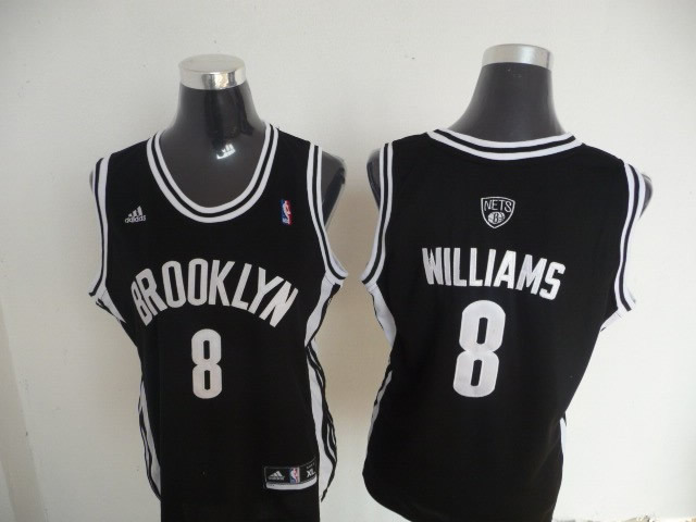  NBA Women Brooklyn Nets 8 Deron Williams Swingman Black Jersey